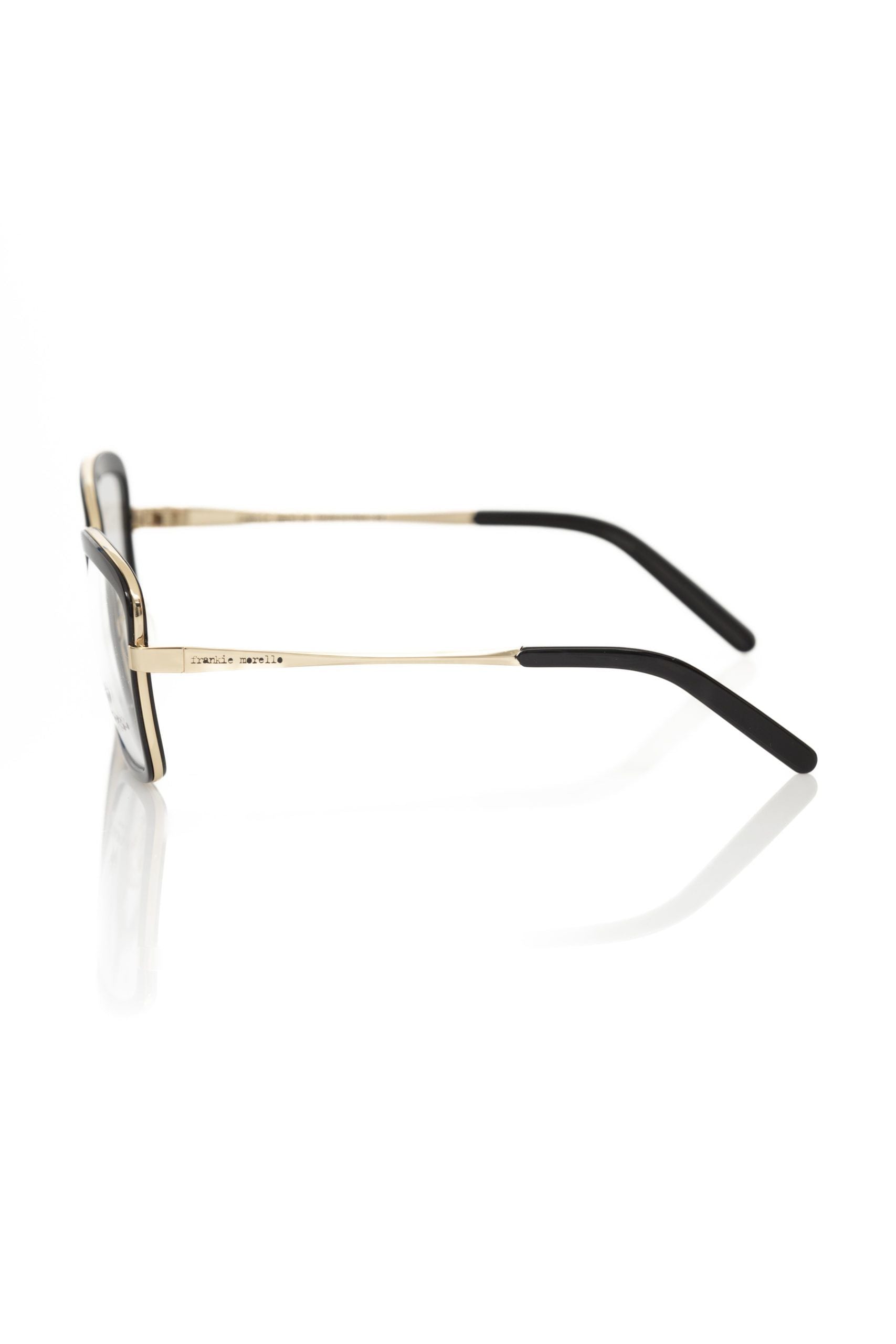 Frankie Morello Black Glasses Frames for Women detail view