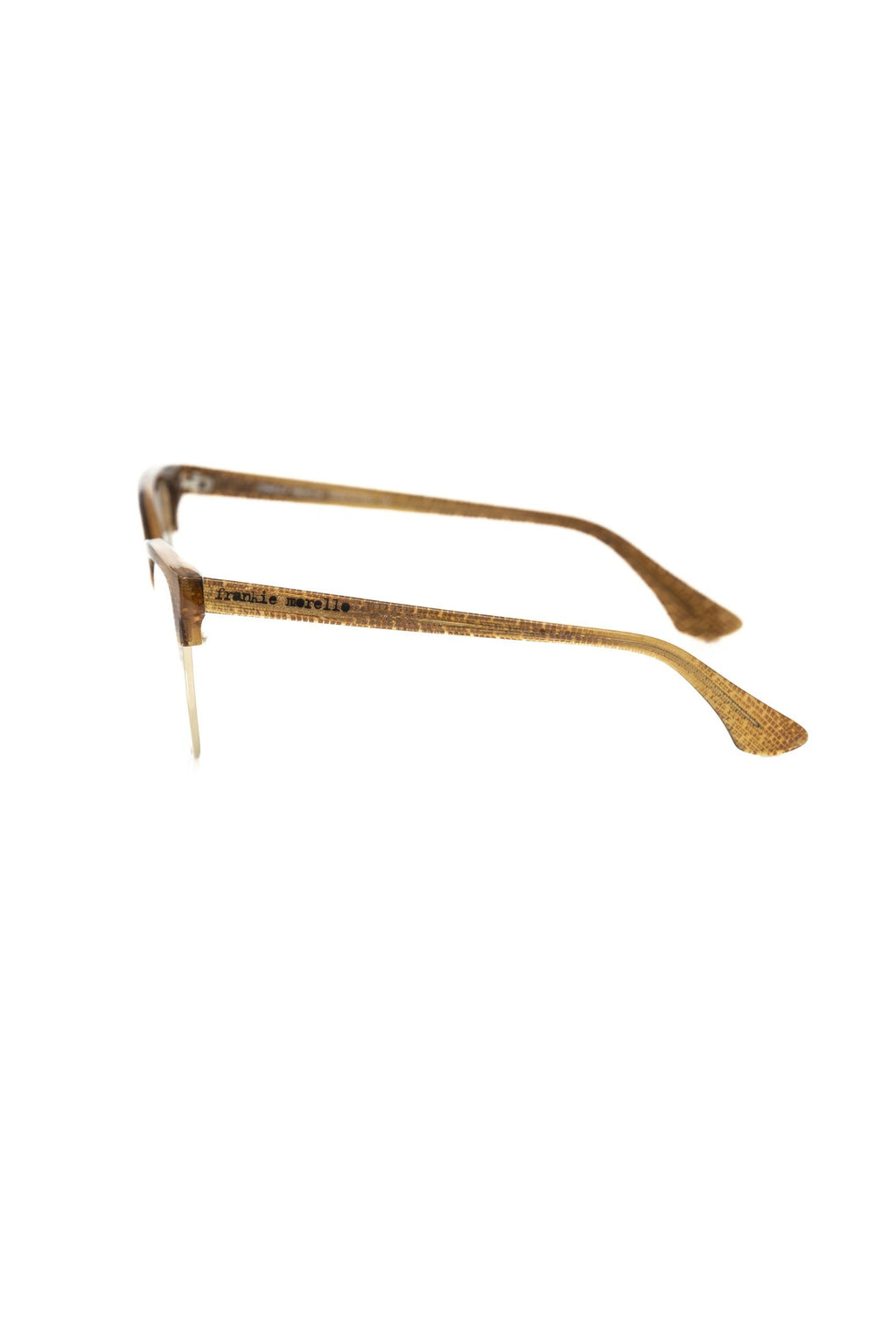 Frankie Morello Brown Glasses Frames for Women detail view