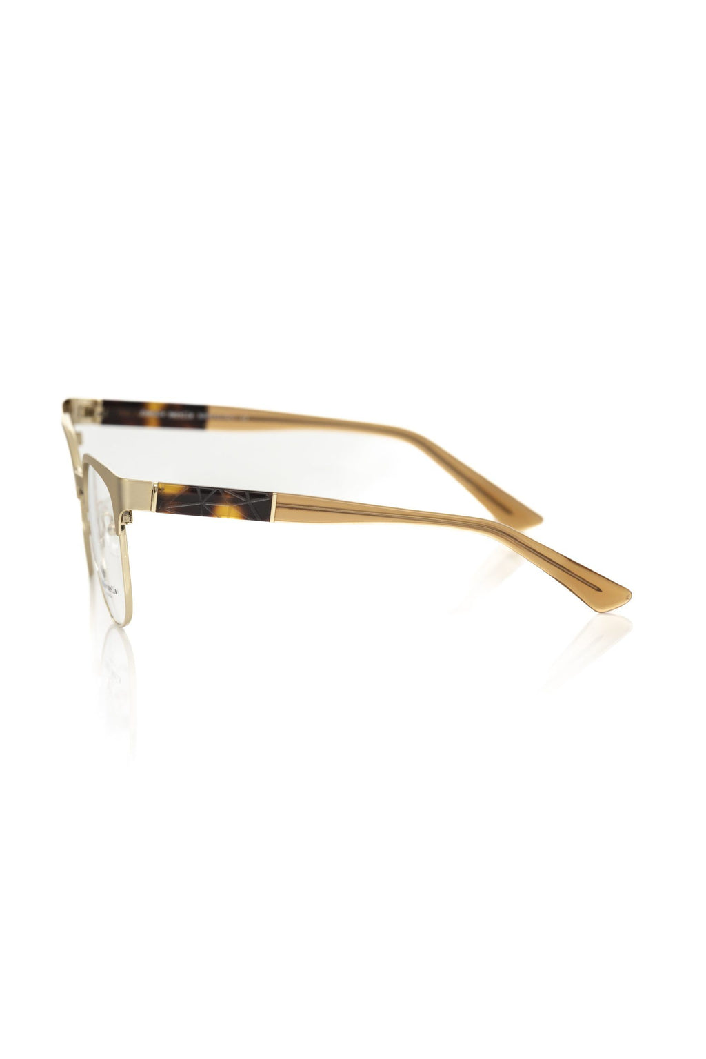 Frankie Morello Gold Glasses Frames for Women detail view