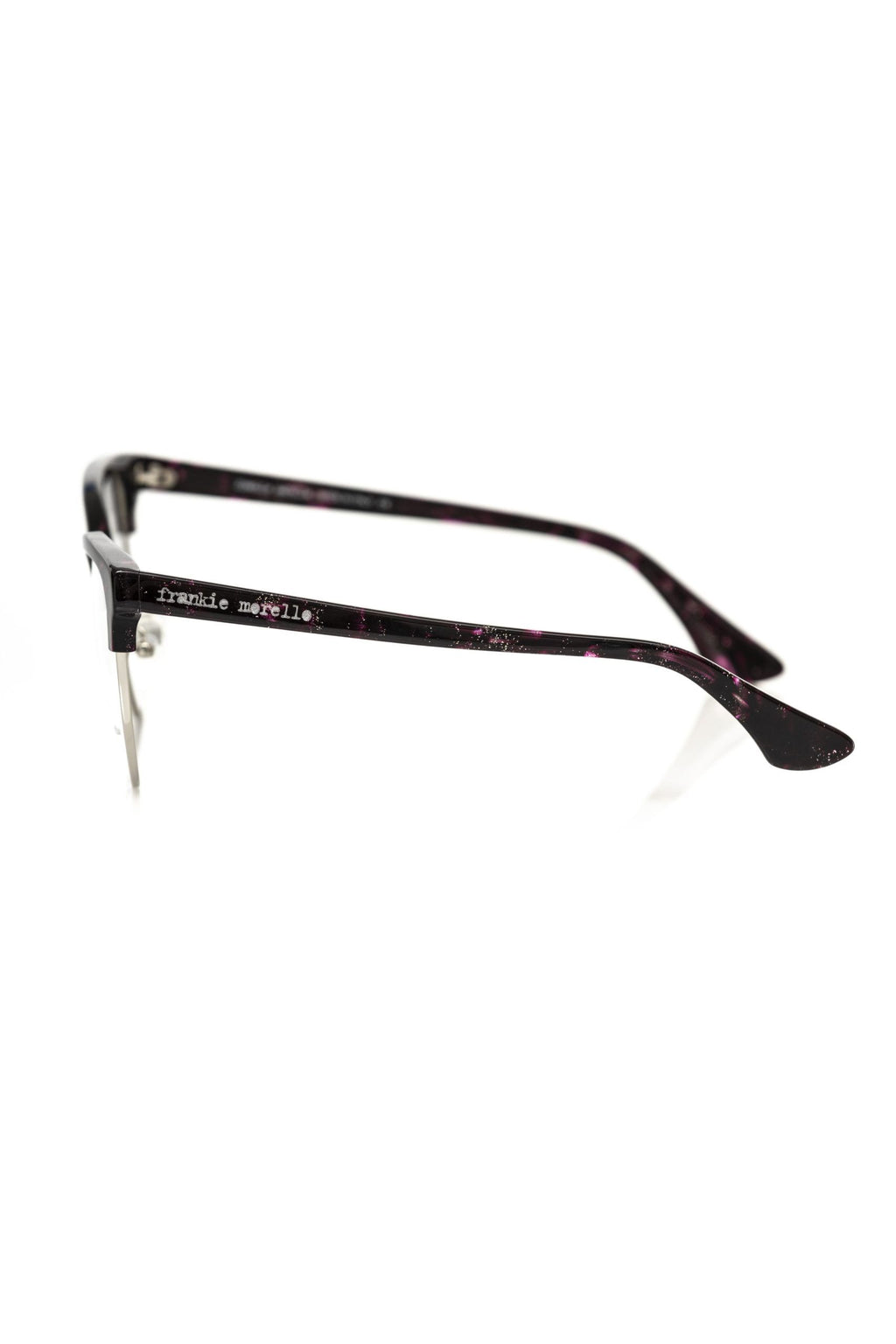 Frankie Morello Red Glasses Frames for Women detail view