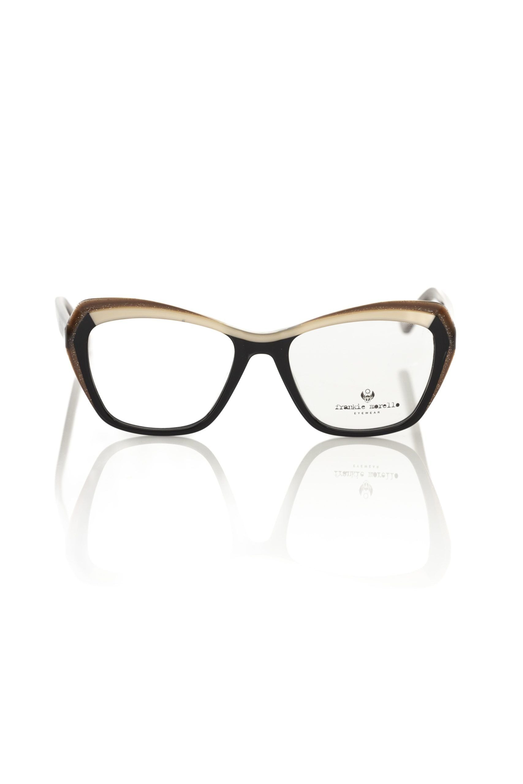 Frankie Morello Black Glasses Frames for Women