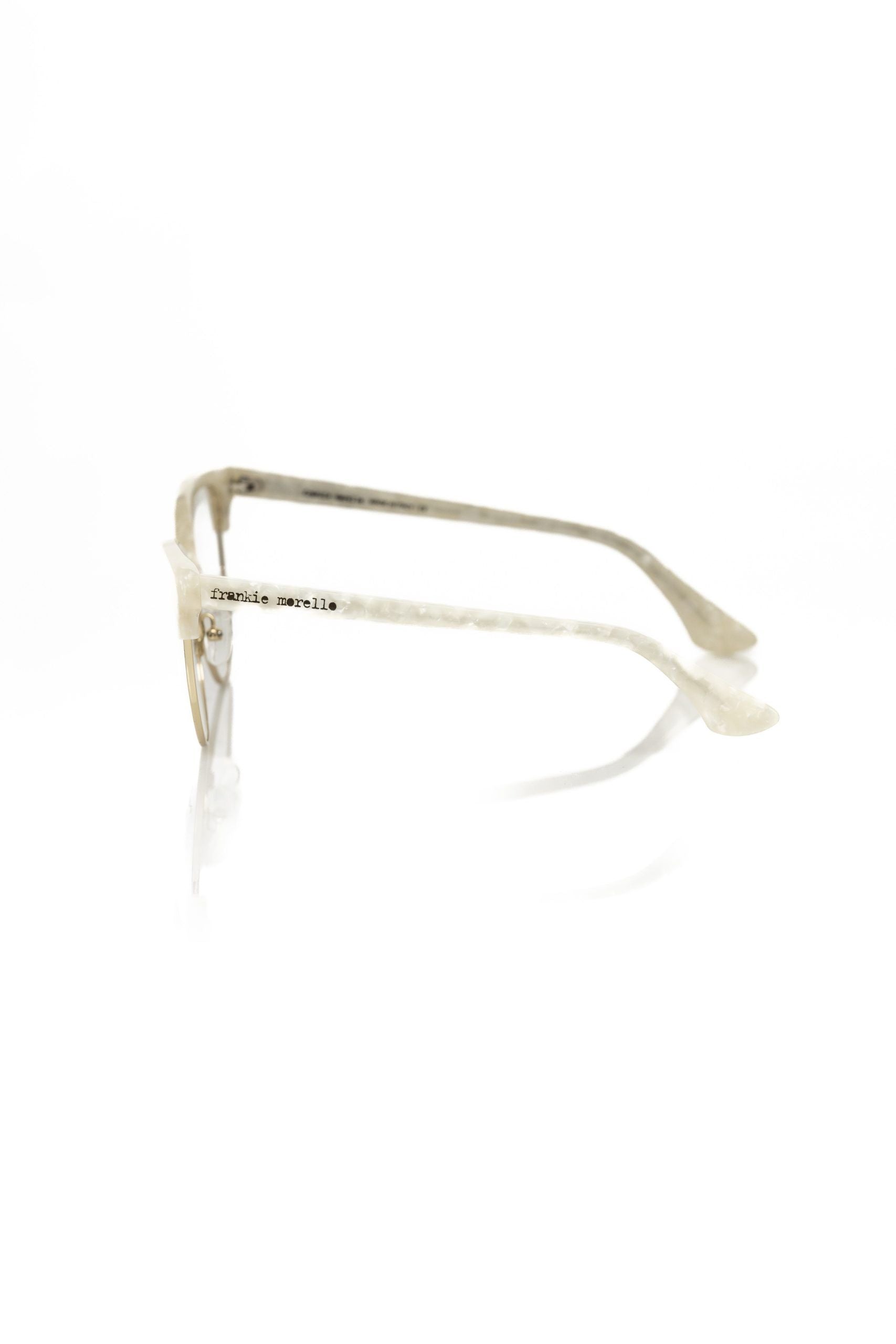 Monture métallique blanche Frankie Morello pour femme