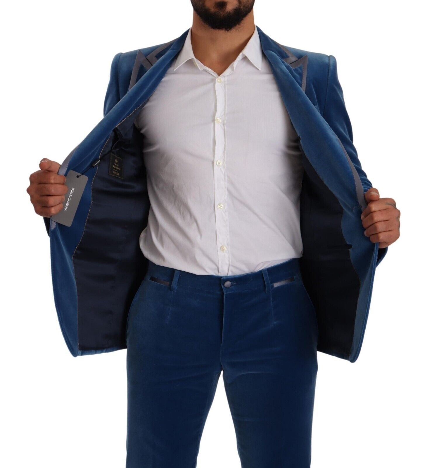 Dolce & Gabbana Blue Two Piece Suits for Men additional view