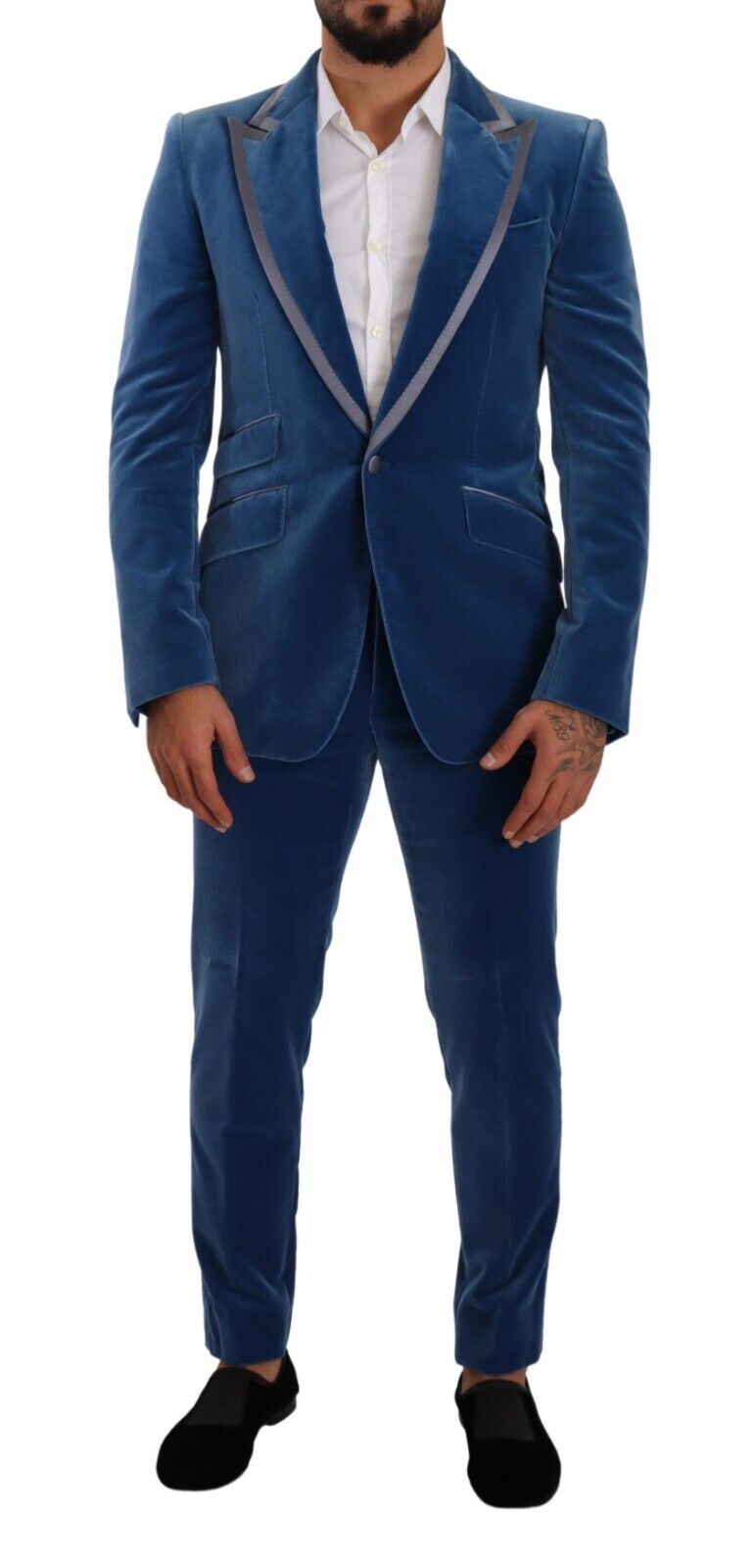 Dolce & Gabbana Blue Two Piece Suits for Men