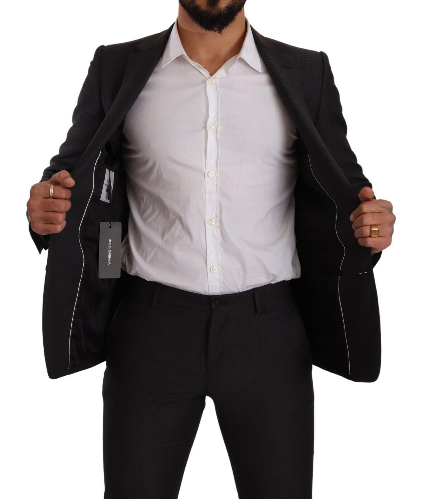 Dolce & Gabbana Black Two Piece Suits for Men additional view