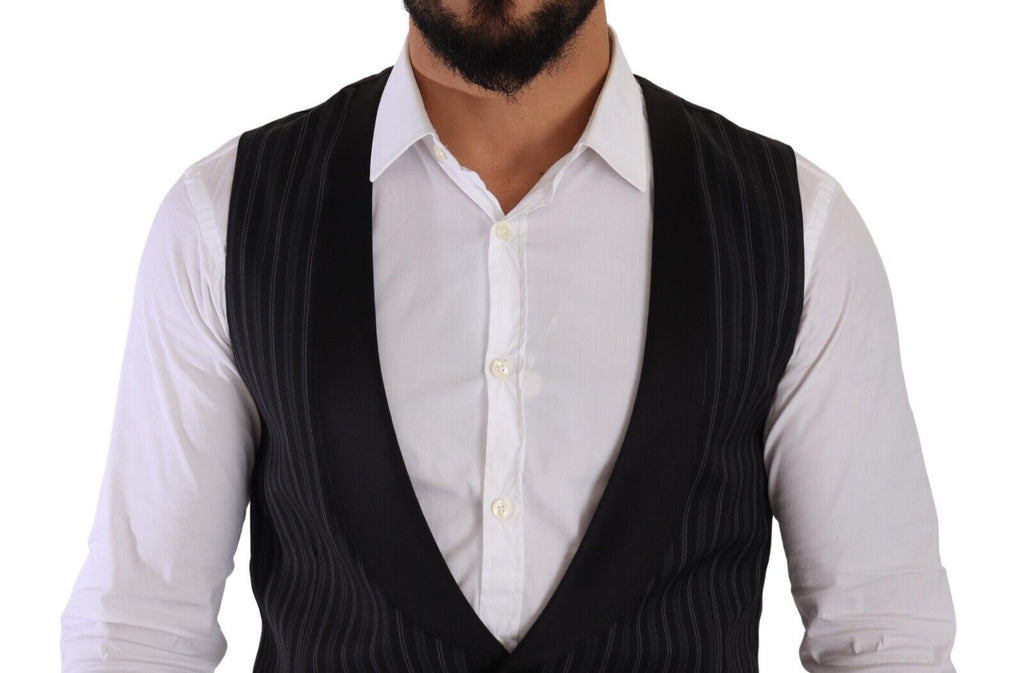 Dolce & Gabbana Black Waistcoats for Men detail view