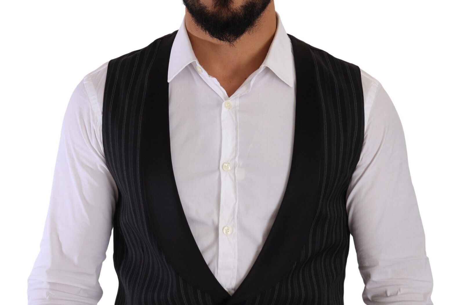 Dolce & Gabbana Black Waistcoats for Men detail view