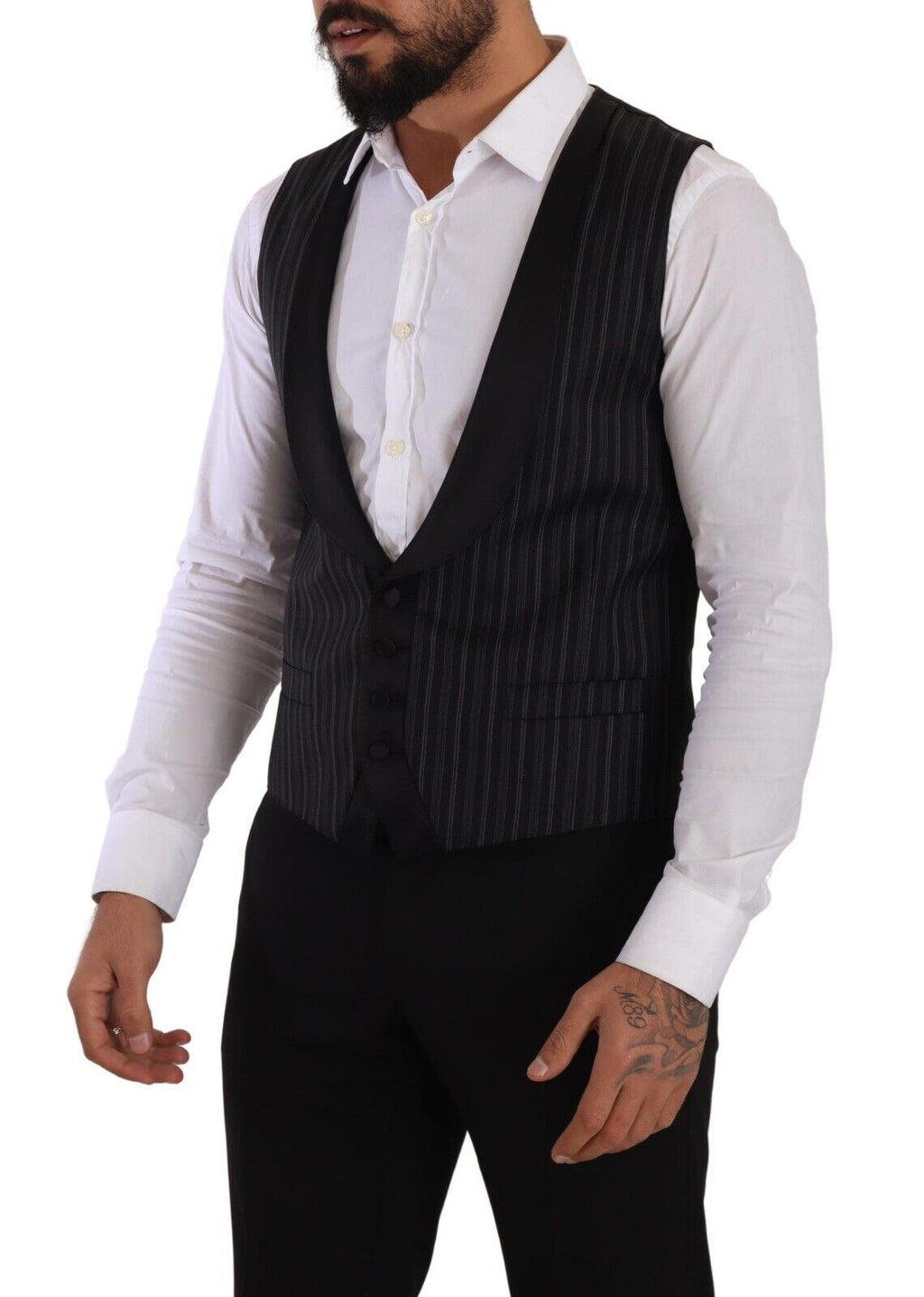 Dolce & Gabbana Black Waistcoats for Men additional view