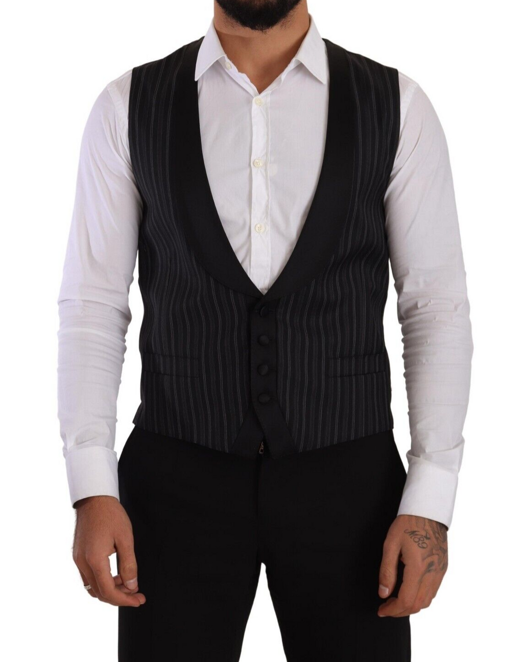 Dolce & Gabbana Black Waistcoats for Men