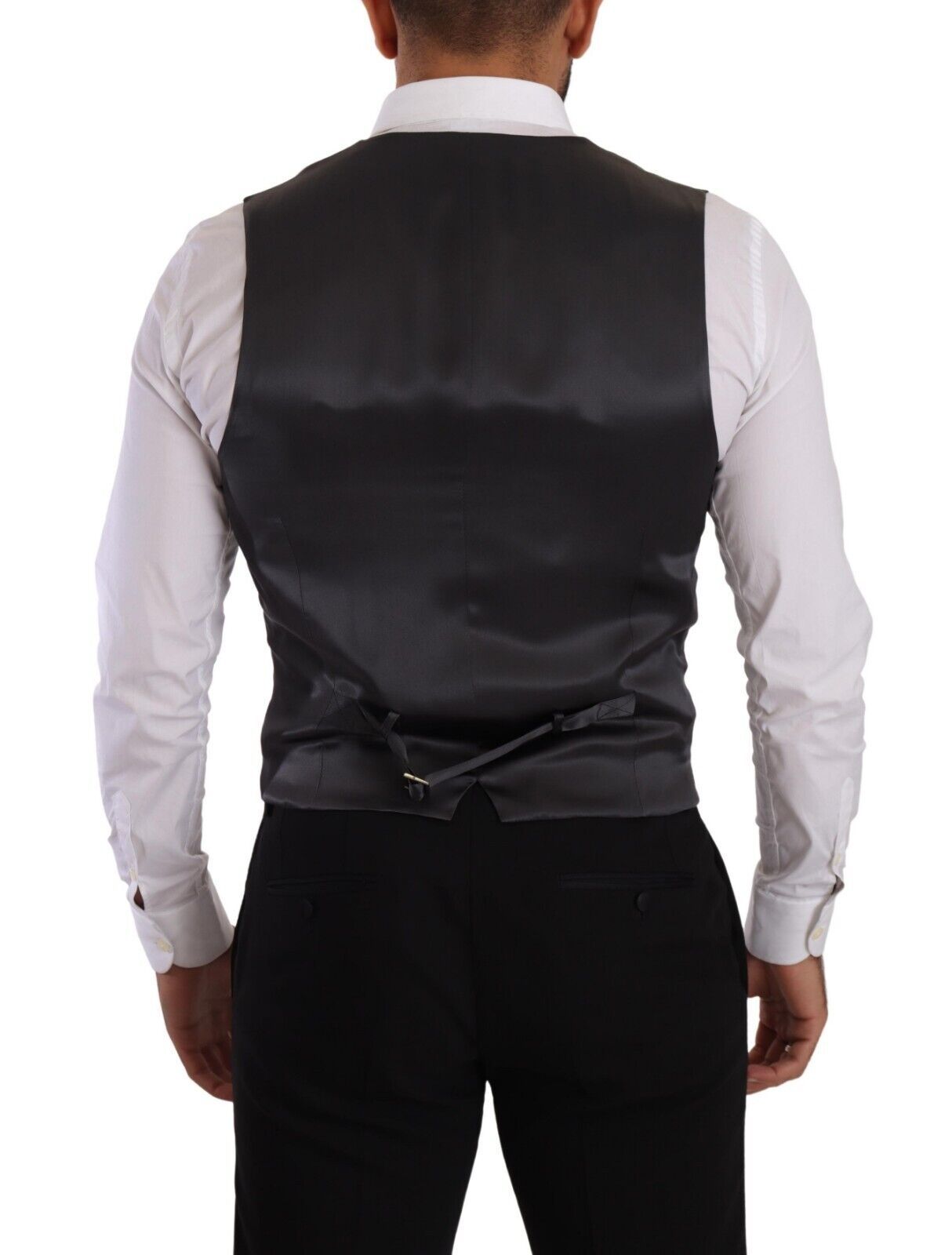 Dolce & Gabbana Grey Waistcoats for Men detail view