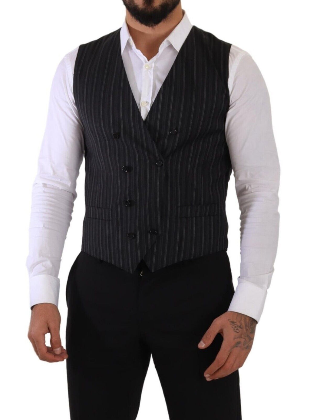Dolce & Gabbana Grey Waistcoats for Men additional view