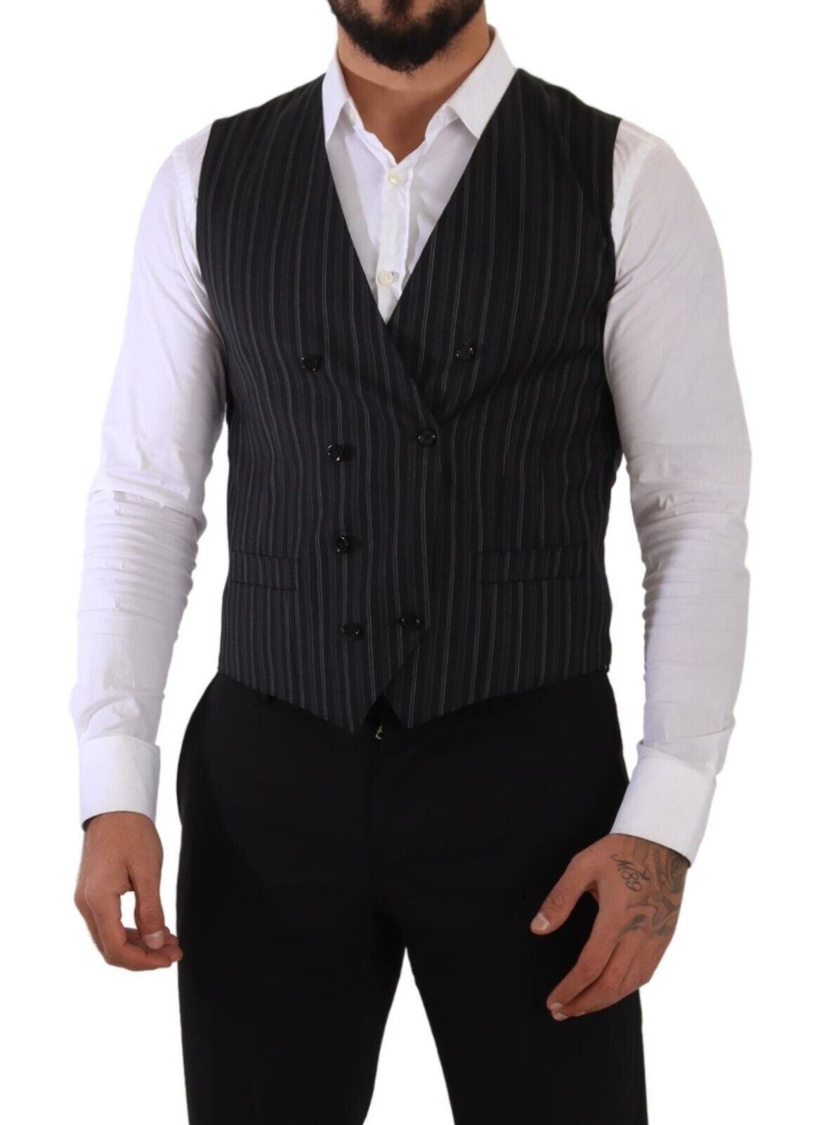 Dolce & Gabbana Grey Waistcoats for Men additional view