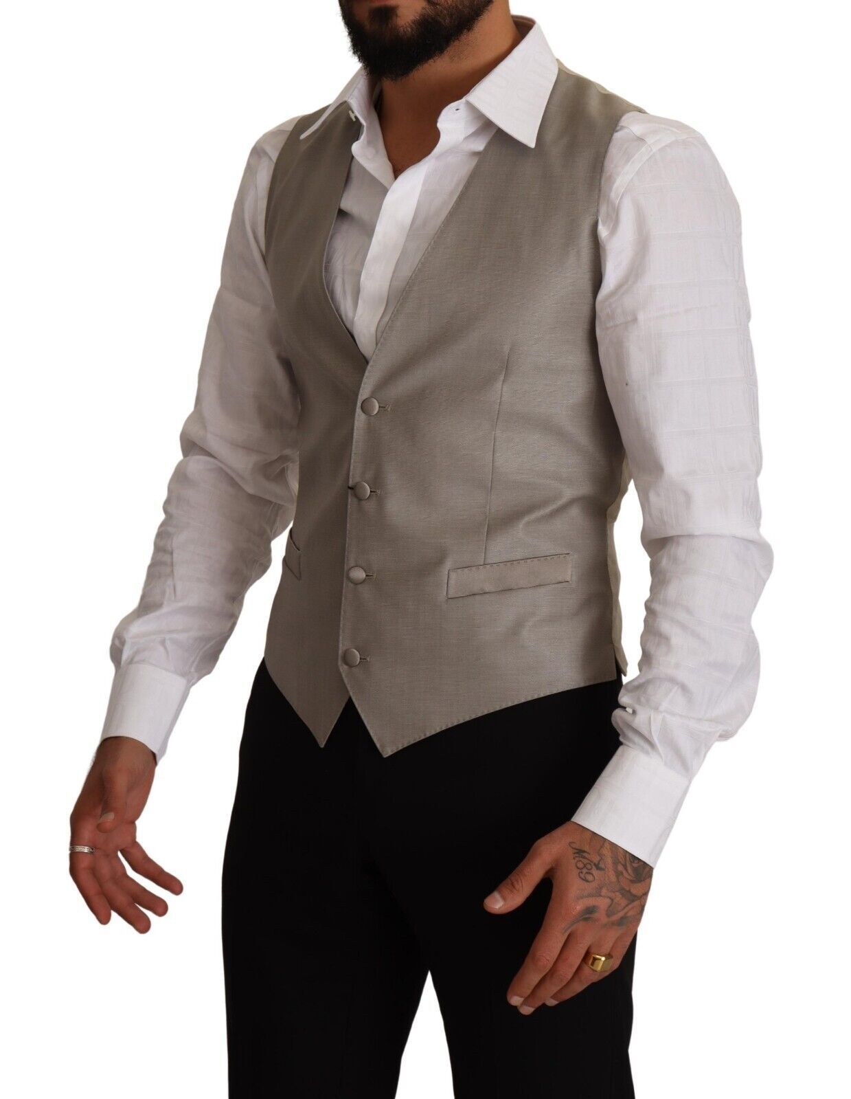 Dolce & Gabbana Beige Waistcoats for Men alternate view