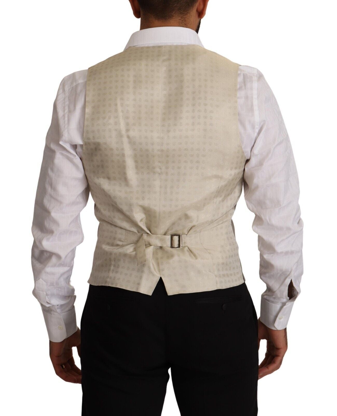 Dolce & Gabbana Beige Waistcoats for Men detail view