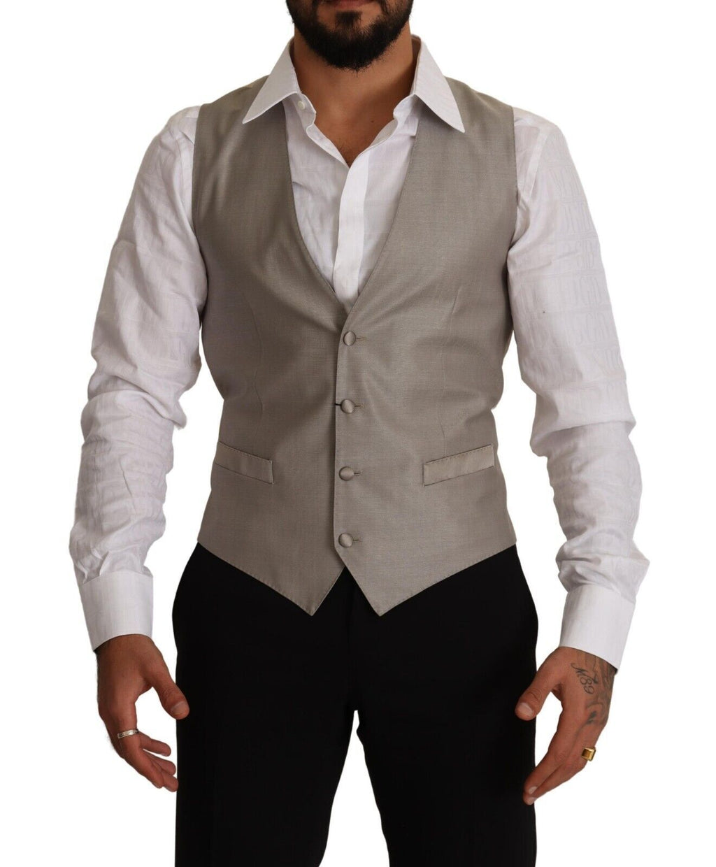 Dolce & Gabbana Beige Waistcoats for Men