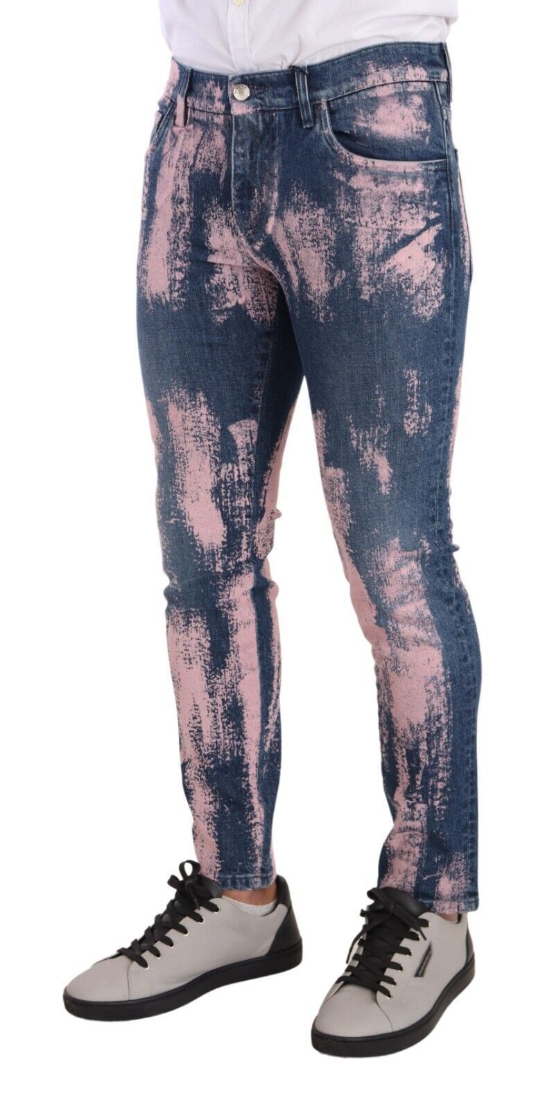 Dolce & Gabbana Blue Skinny Jeans for Men alternate view