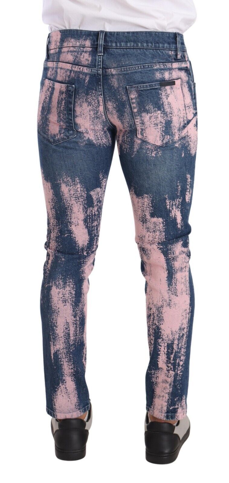 Dolce & Gabbana Blue Skinny Jeans for Men detail view