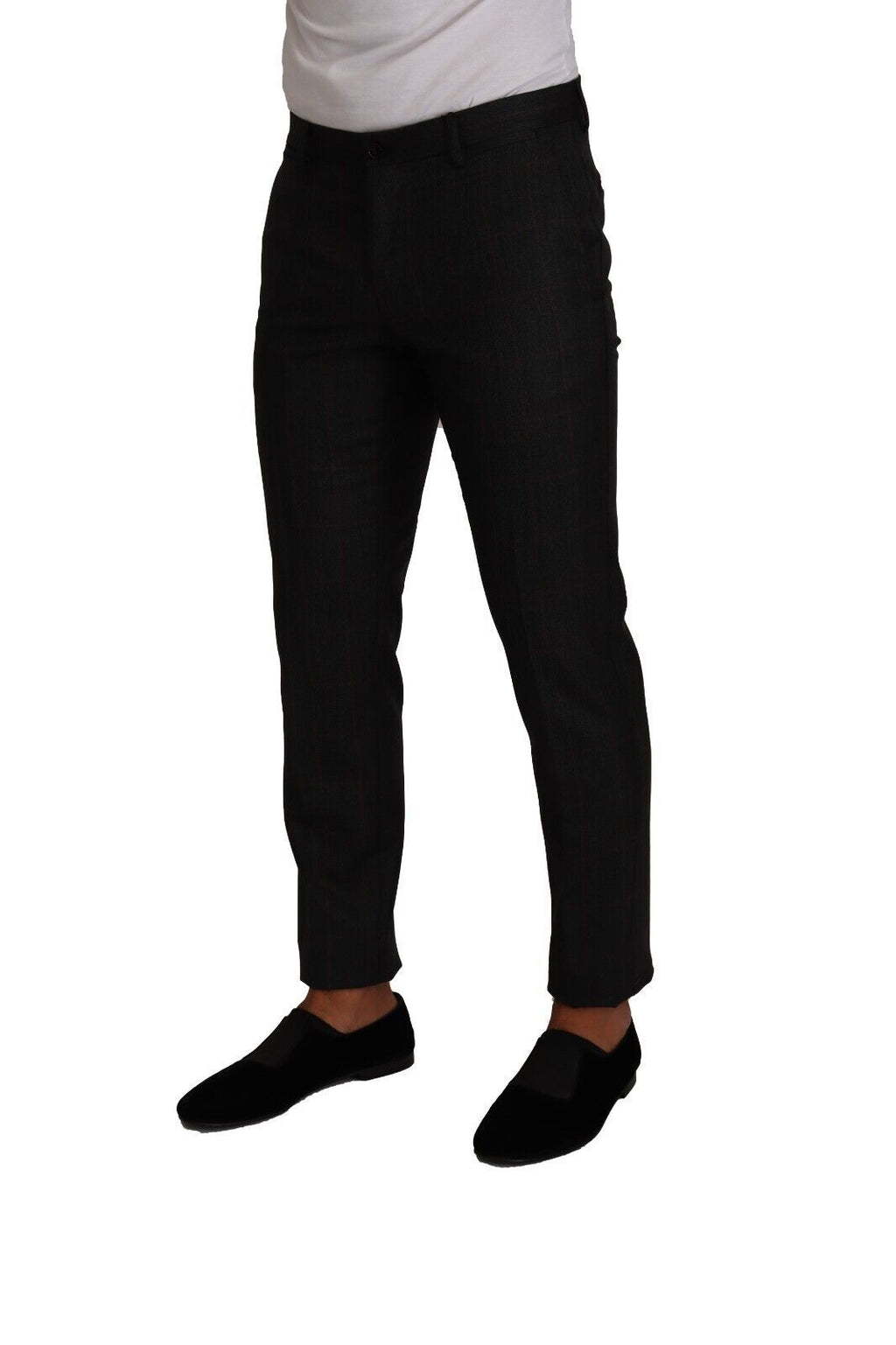Dolce & Gabbana Grey Dress Pants for Men side view
