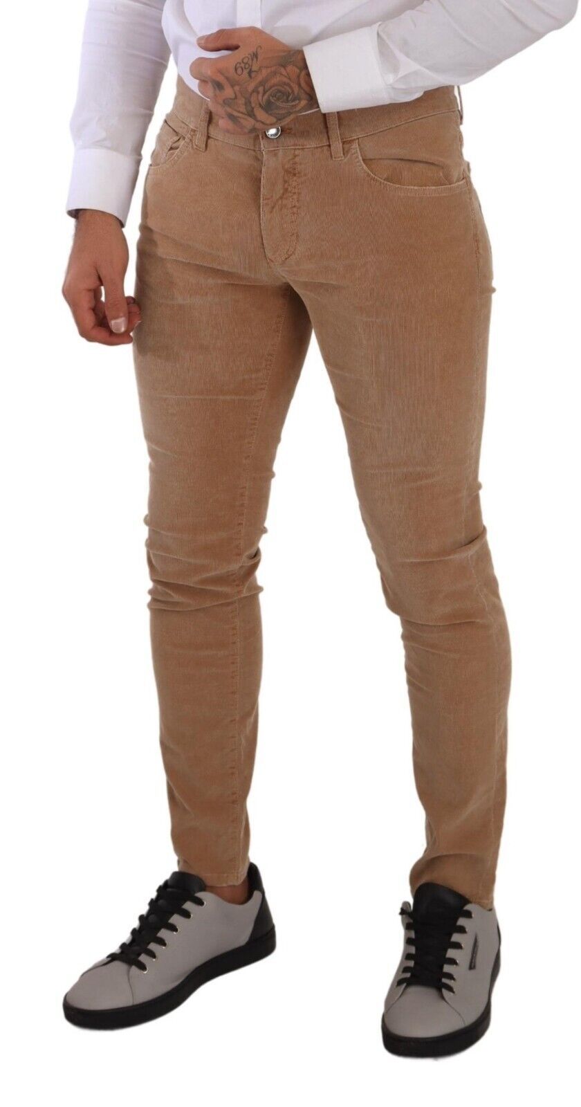 Dolce & Gabbana Brown Skinny Jeans for Men alternate view