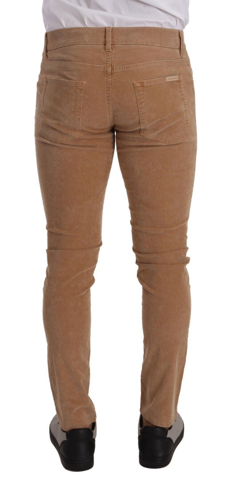 Dolce & Gabbana Brown Skinny Jeans for Men detail view