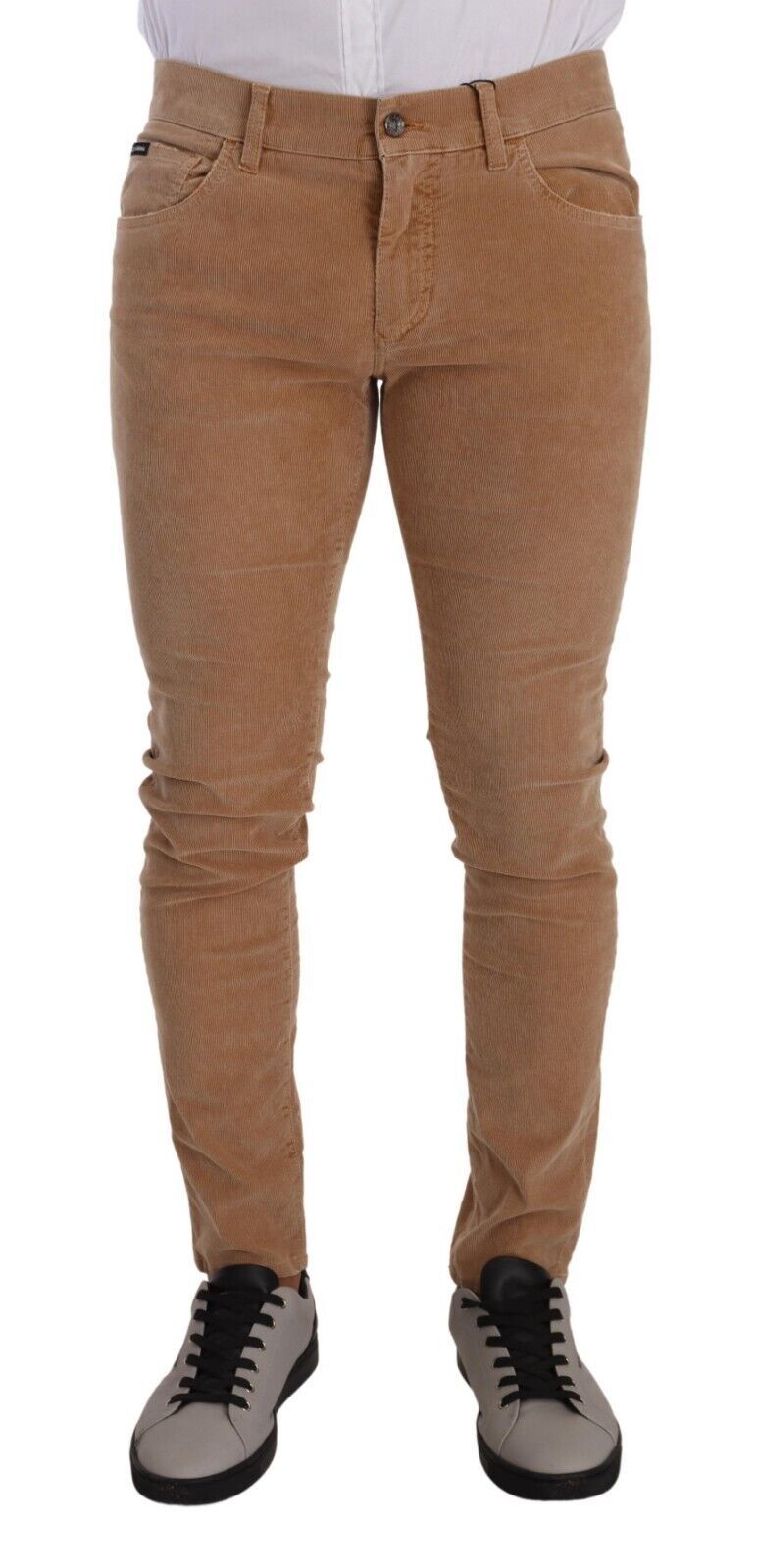 Dolce & Gabbana Brown Skinny Jeans for Men