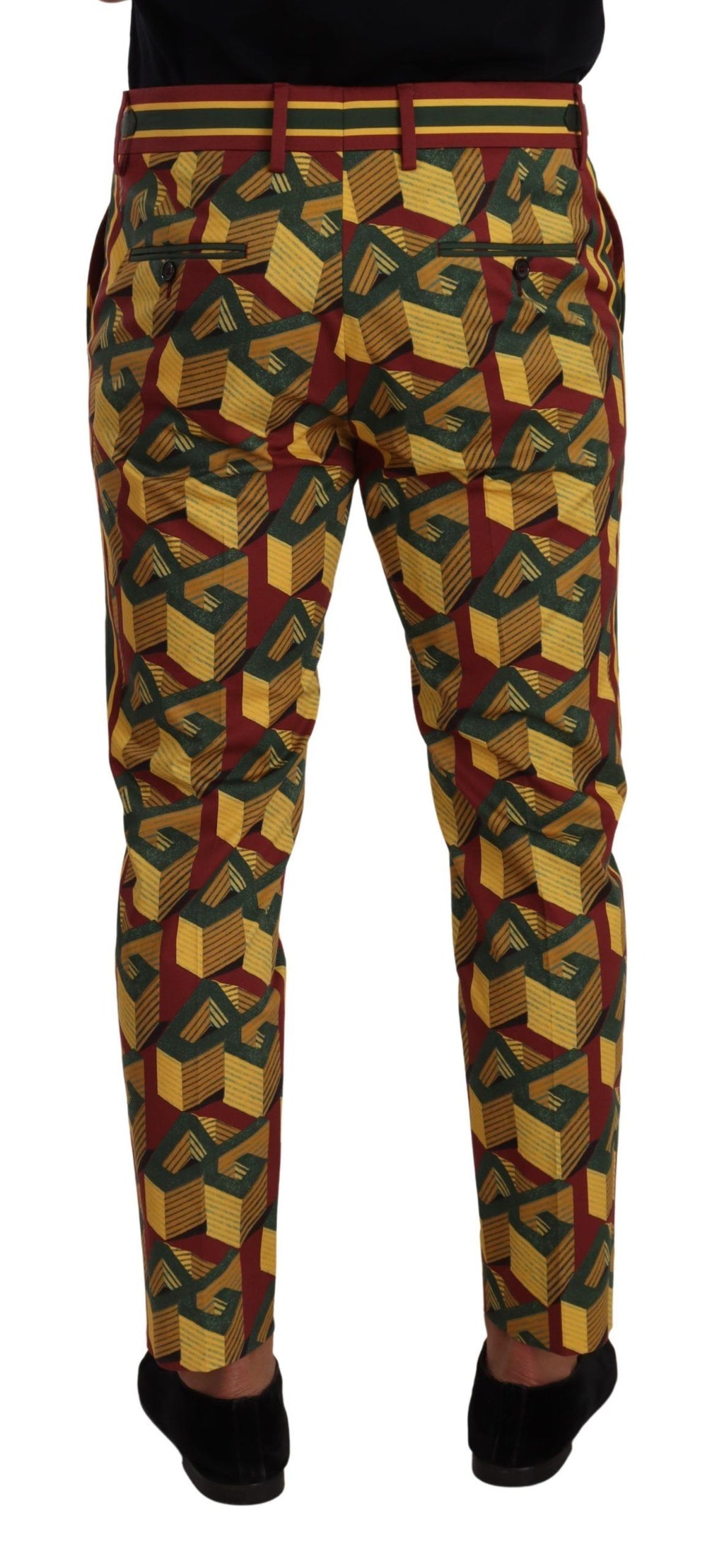 Dolce & Gabbana Multicolor Skinny Pants for Men detail view