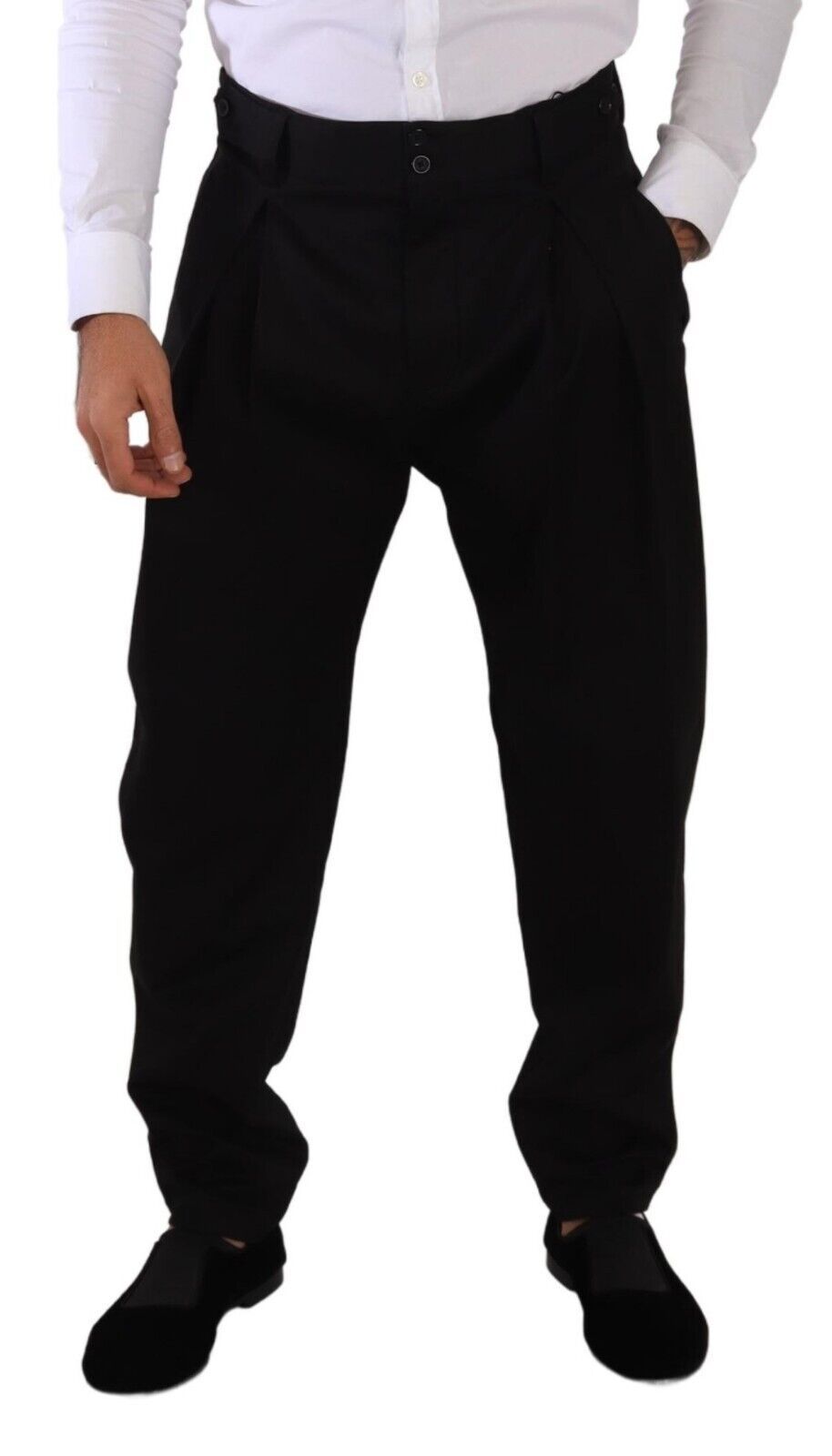Dolce & Gabbana Black Dress Pants for Men side view