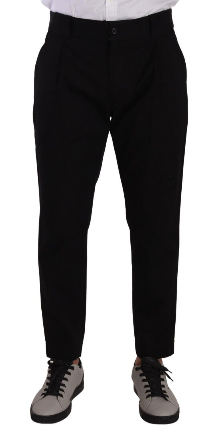 Dolce & Gabbana Black Chino Pants for Men
