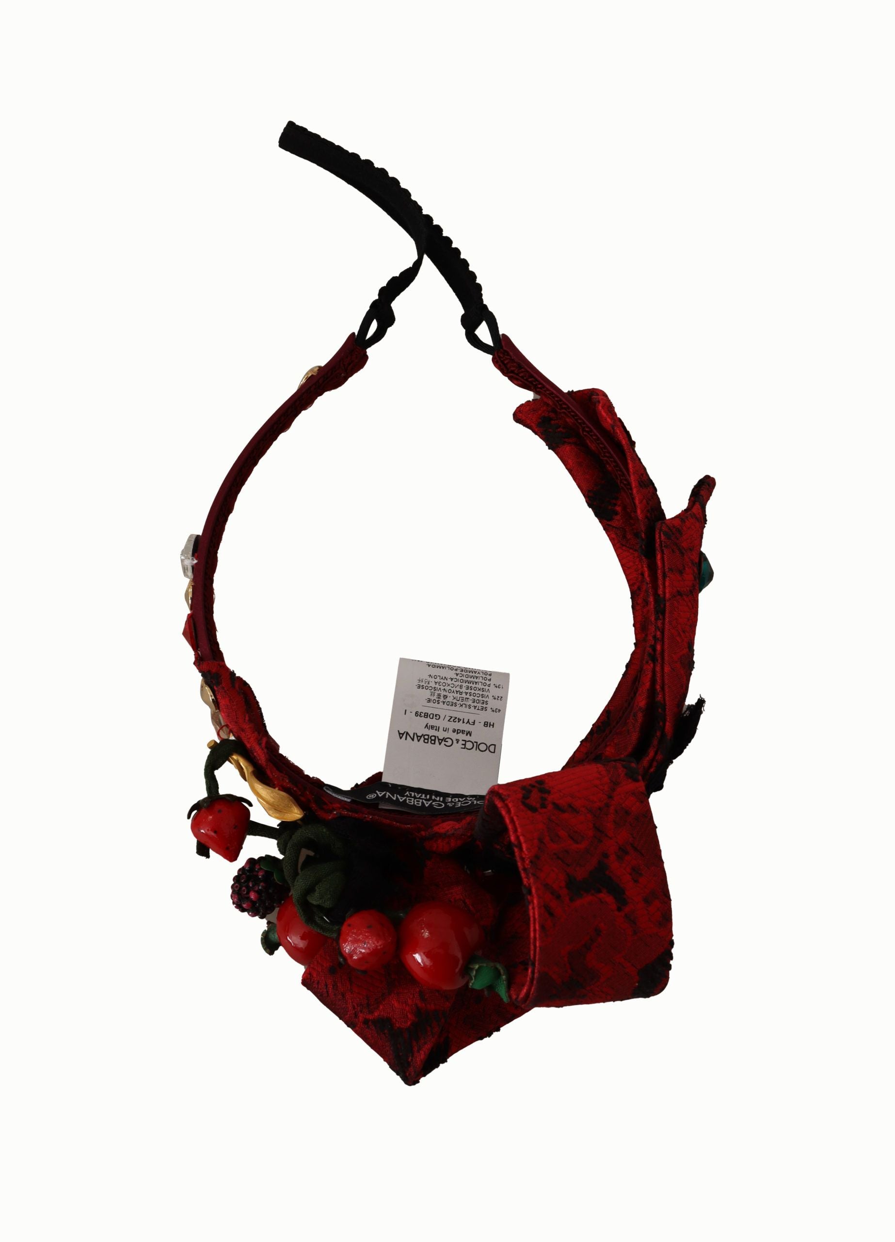Dolce & Gabbana Red Headbands for Women detail view