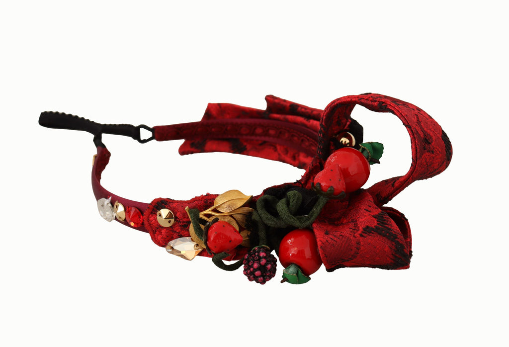 Dolce & Gabbana Red Headbands for Women side view