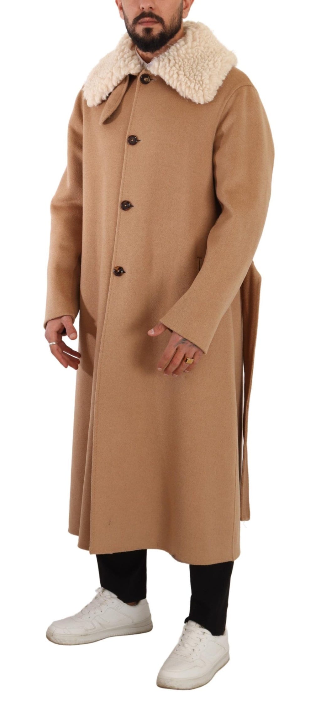 Dolce & Gabbana Beige Full Length Jacket for Men alternate view