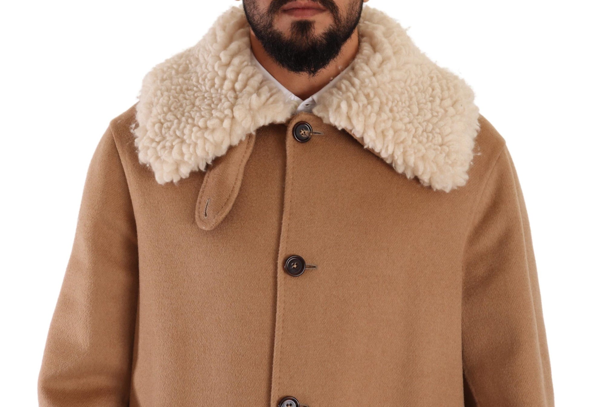 Dolce & Gabbana Beige Full Length Jacket for Men additional view
