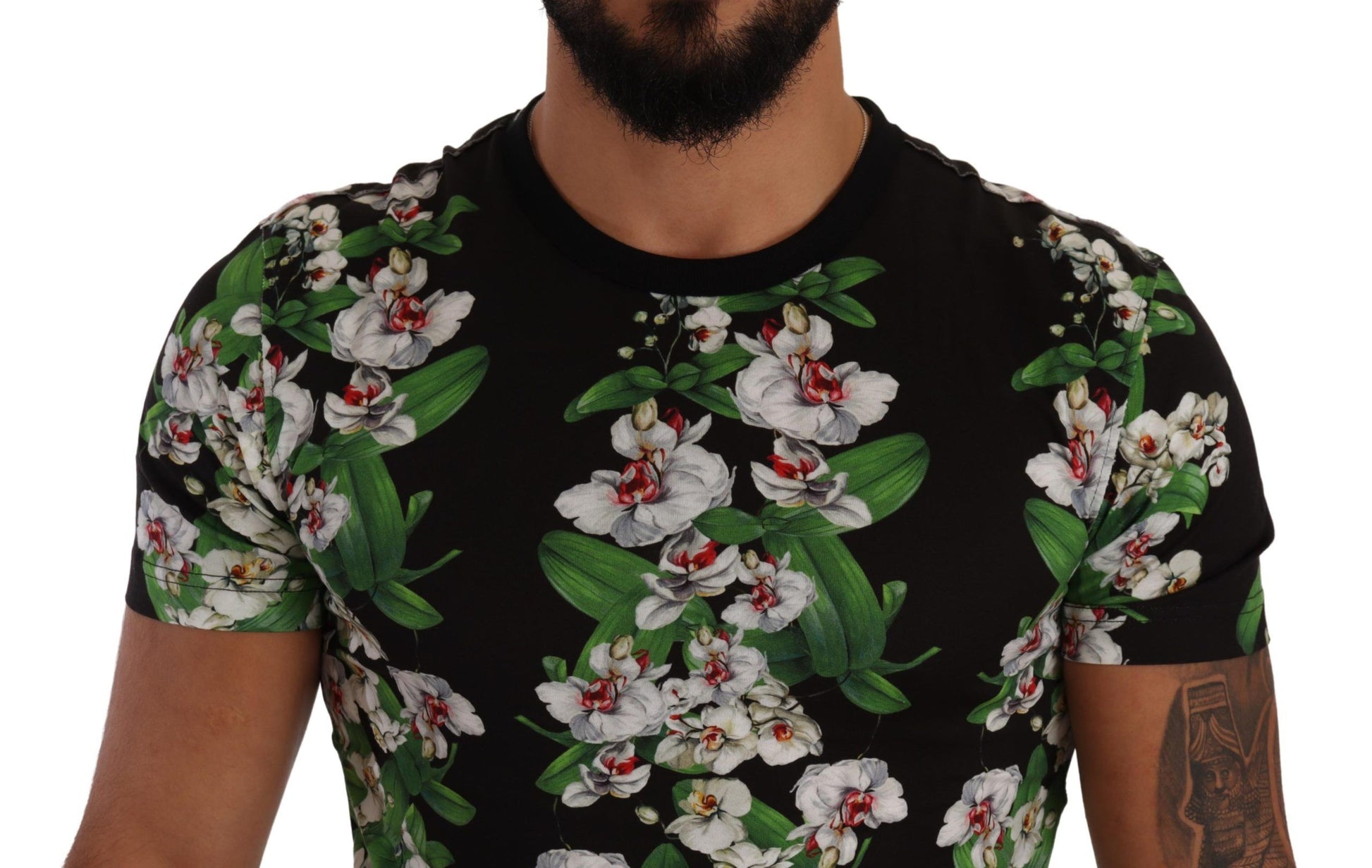 Dolce & Gabbana Black T-Shirt for Men detail view