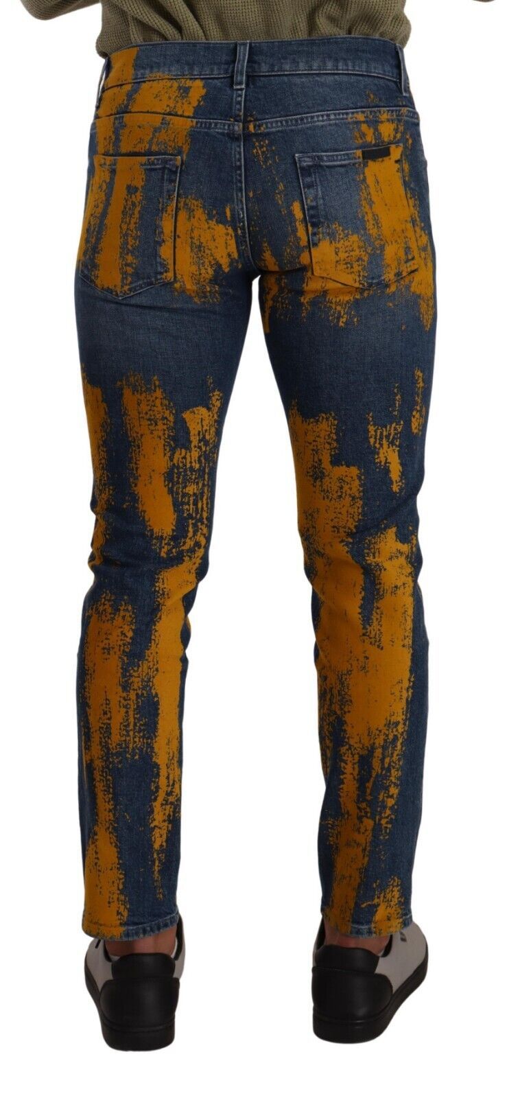 Dolce & Gabbana Blue Skinny Jeans for Men alternate view