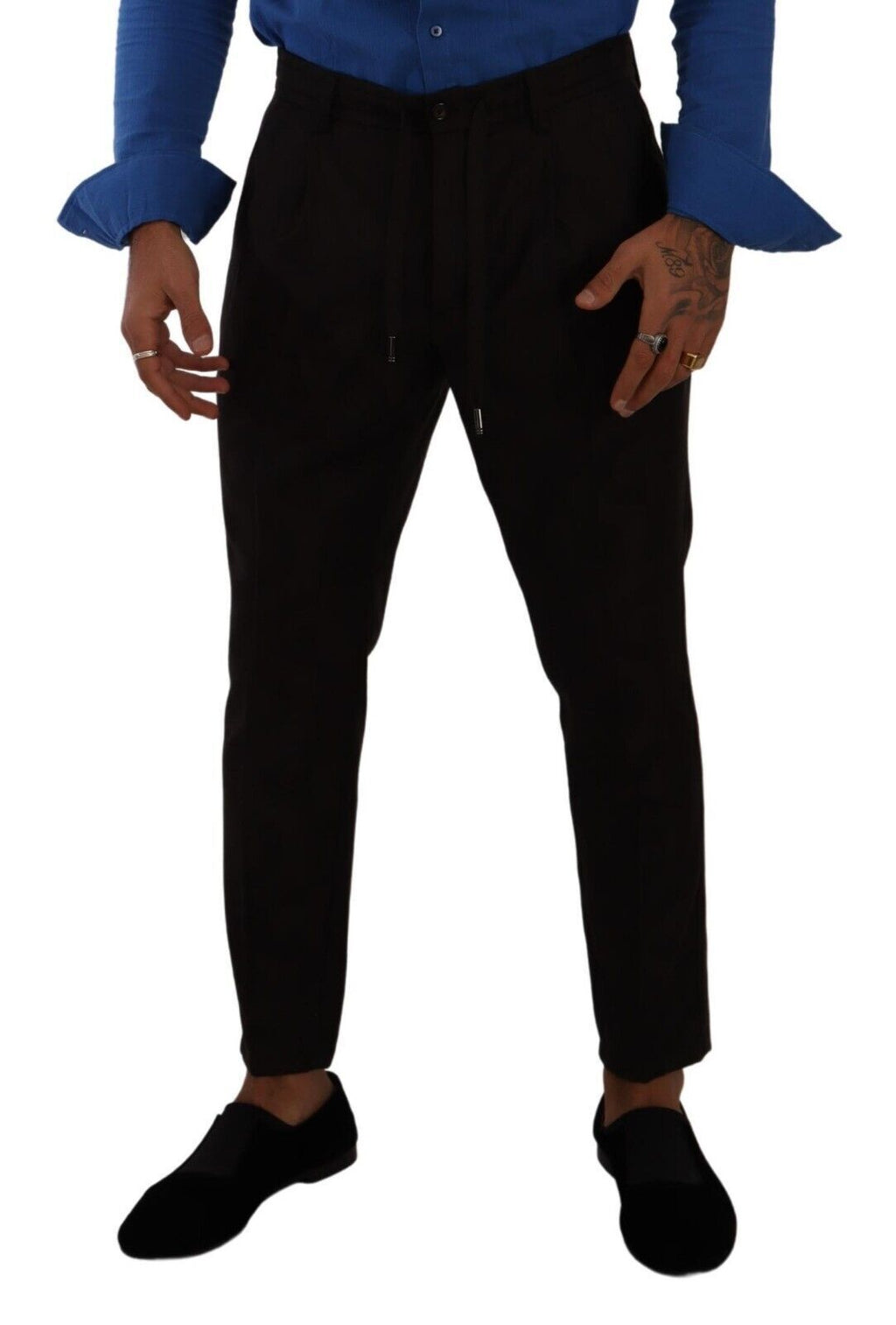 Dolce & Gabbana Red Skinny Pants for Men side view