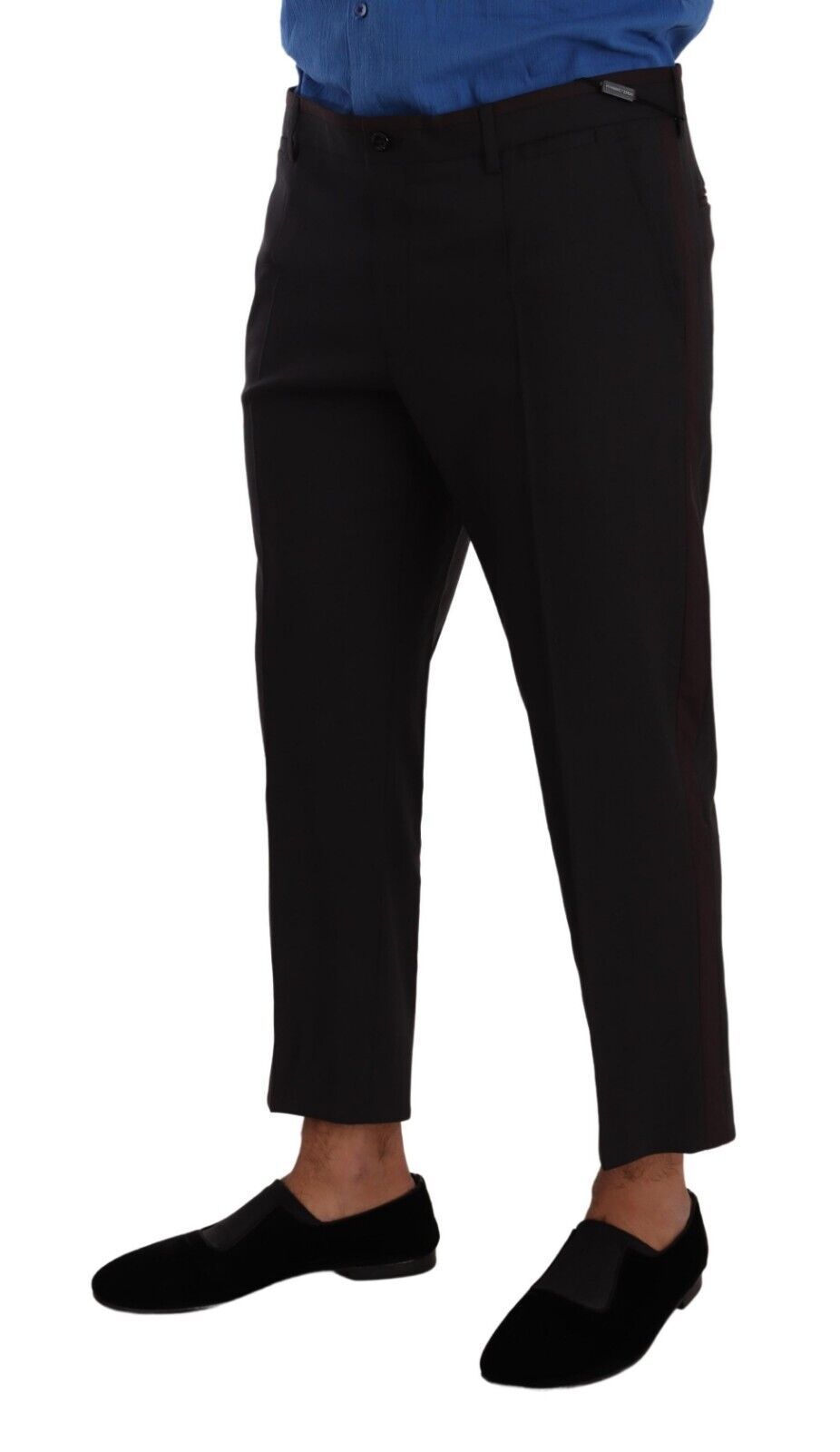 Dolce & Gabbana Grey Dress Pants for Men side view