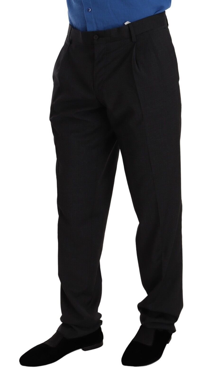 Dolce & Gabbana Grey Dress Pants for Men detail view