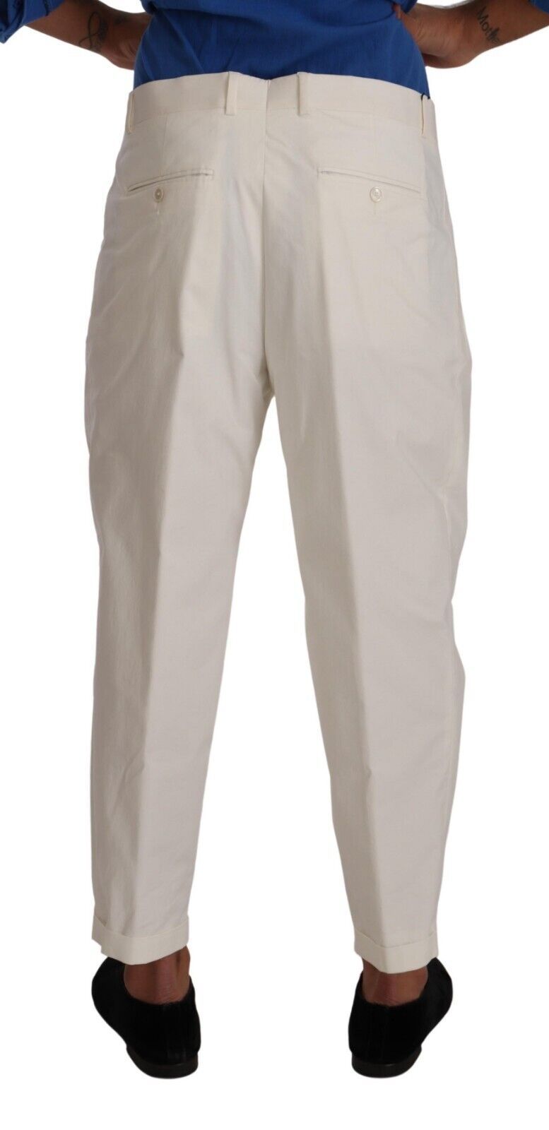 Dolce & Gabbana White Dress Pants for Men detail view