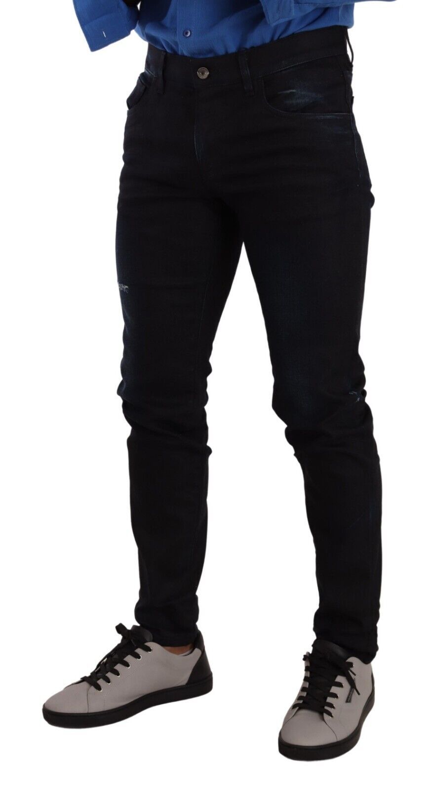 Dolce & Gabbana Blue Skinny Jeans for Men alternate view