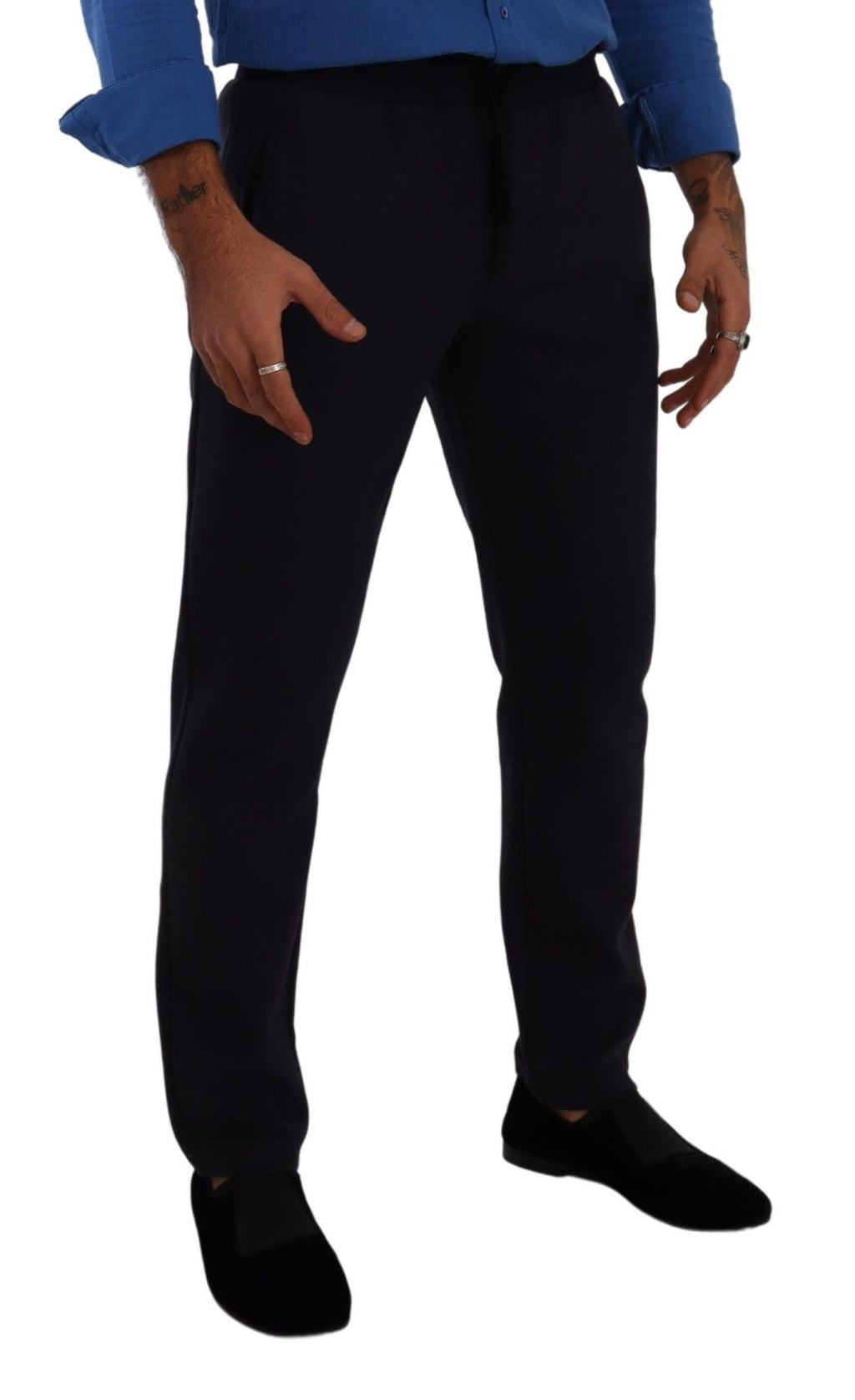 Dolce & Gabbana Blue Athletic Pants for Men side view