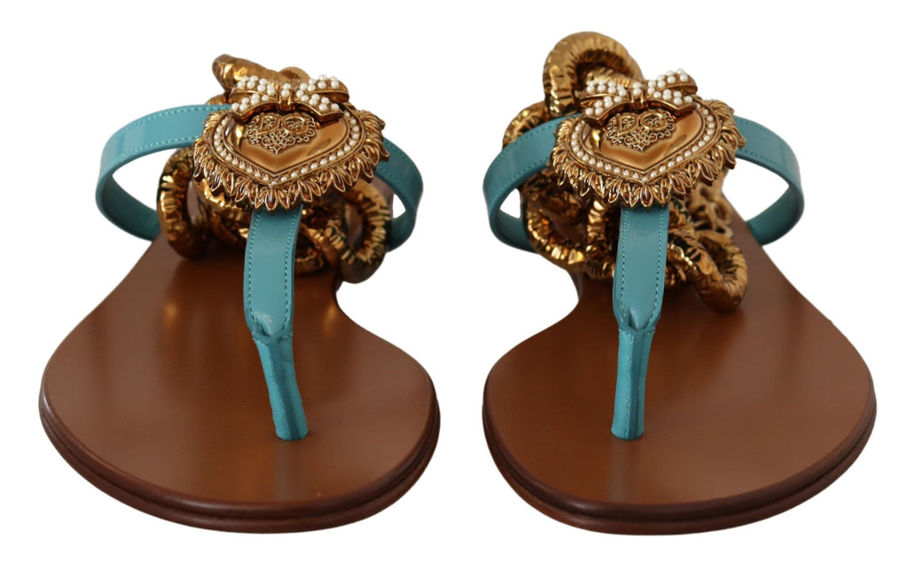 Dolce & Gabbana Blue Flat for Women alternate view