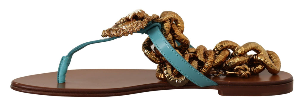 Dolce & Gabbana Blue Flat for Women additional view