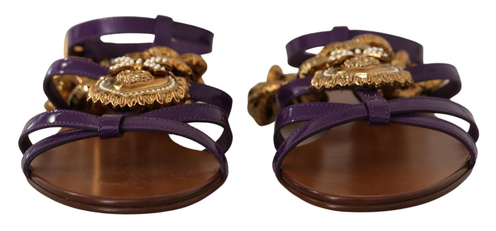 Dolce & Gabbana Purple Flat for Women alternate view