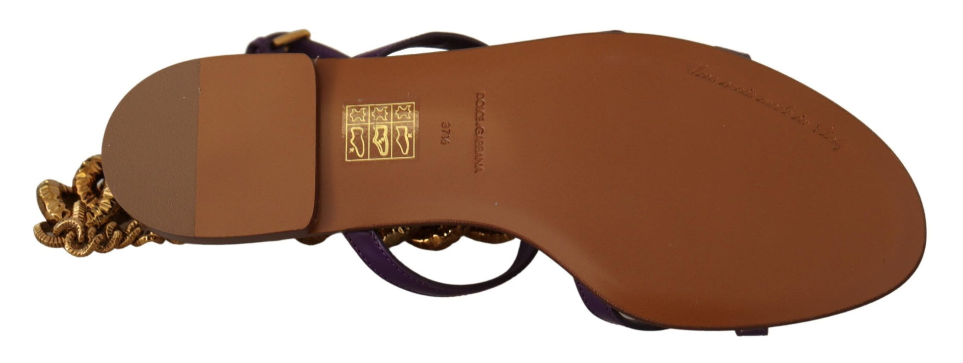 Dolce & Gabbana Purple Flat for Women additional view