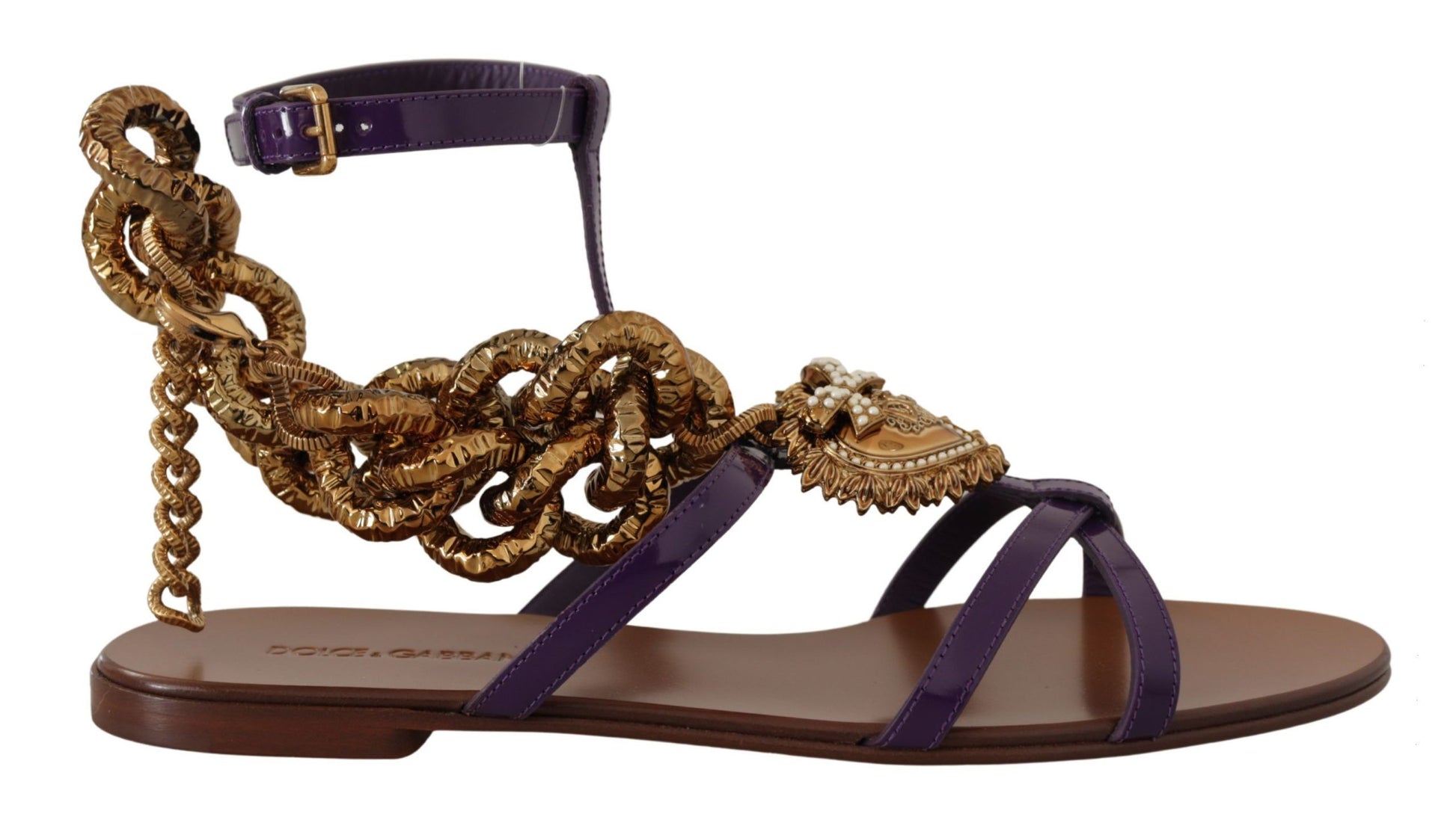 Dolce & Gabbana Purple Flat for Women