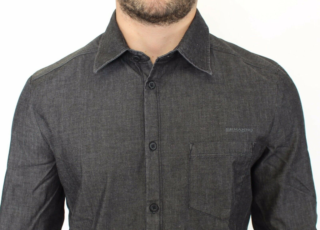 Ermanno Scervino Grey Dress Shirt for Men additional view