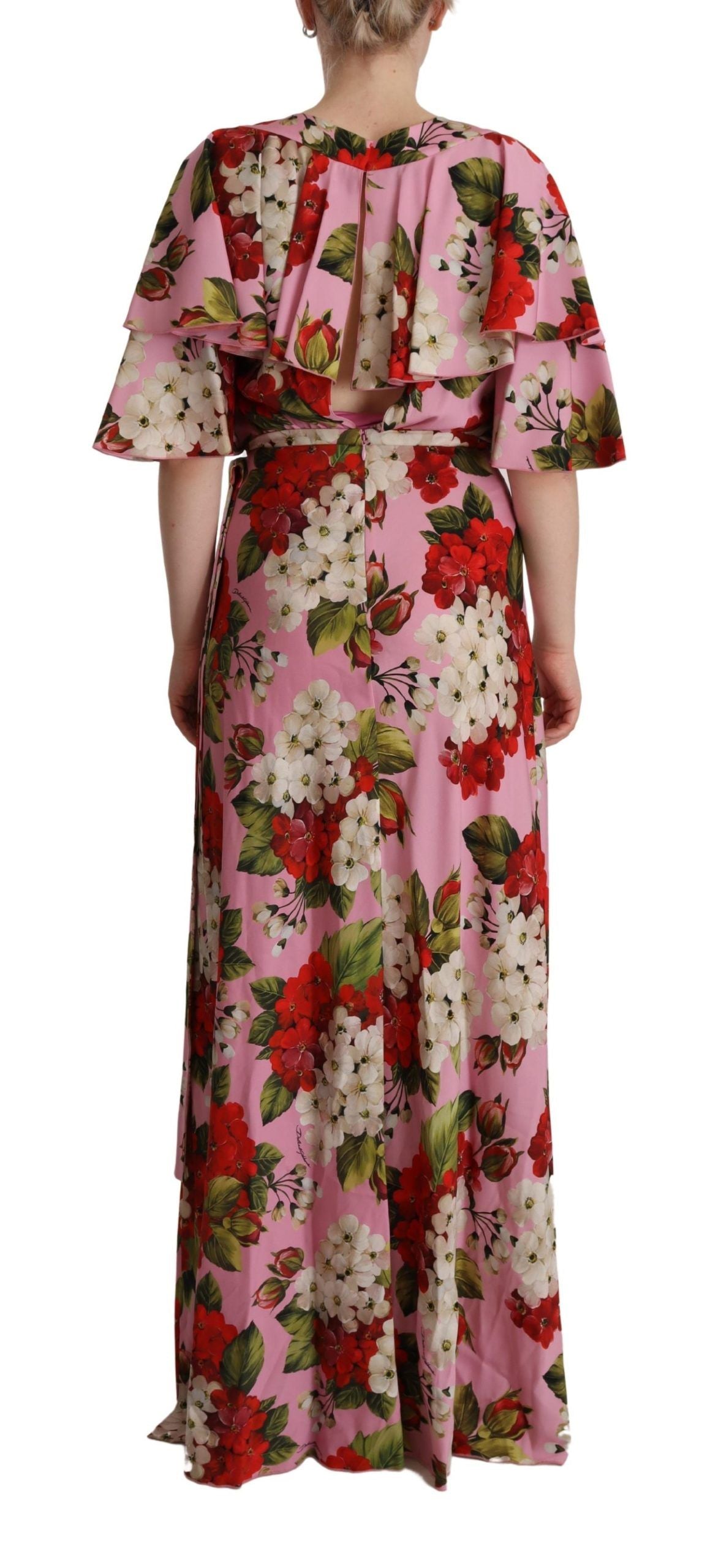 Dolce & Gabbana Pink Long Dress for Women side view