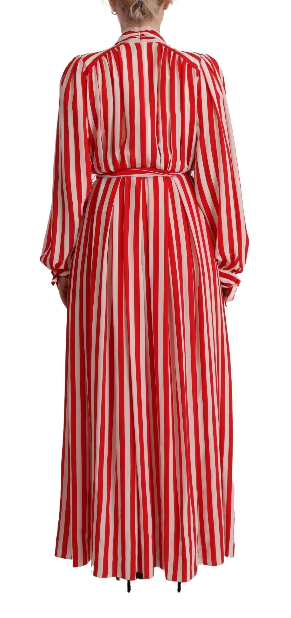 Dolce & Gabbana Red Long Dress for Women detail view