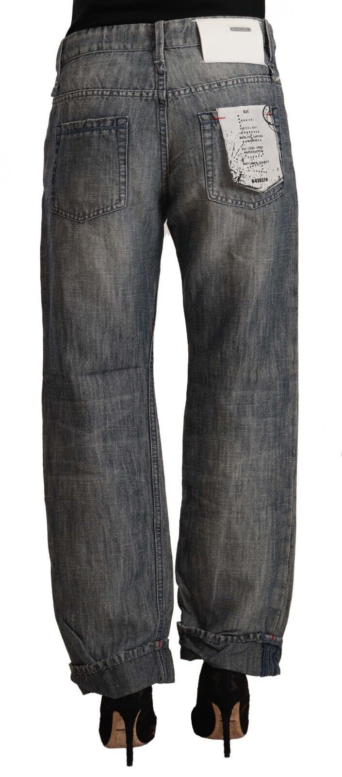 Acht Grey Straight Leg Jeans for Women alternate view