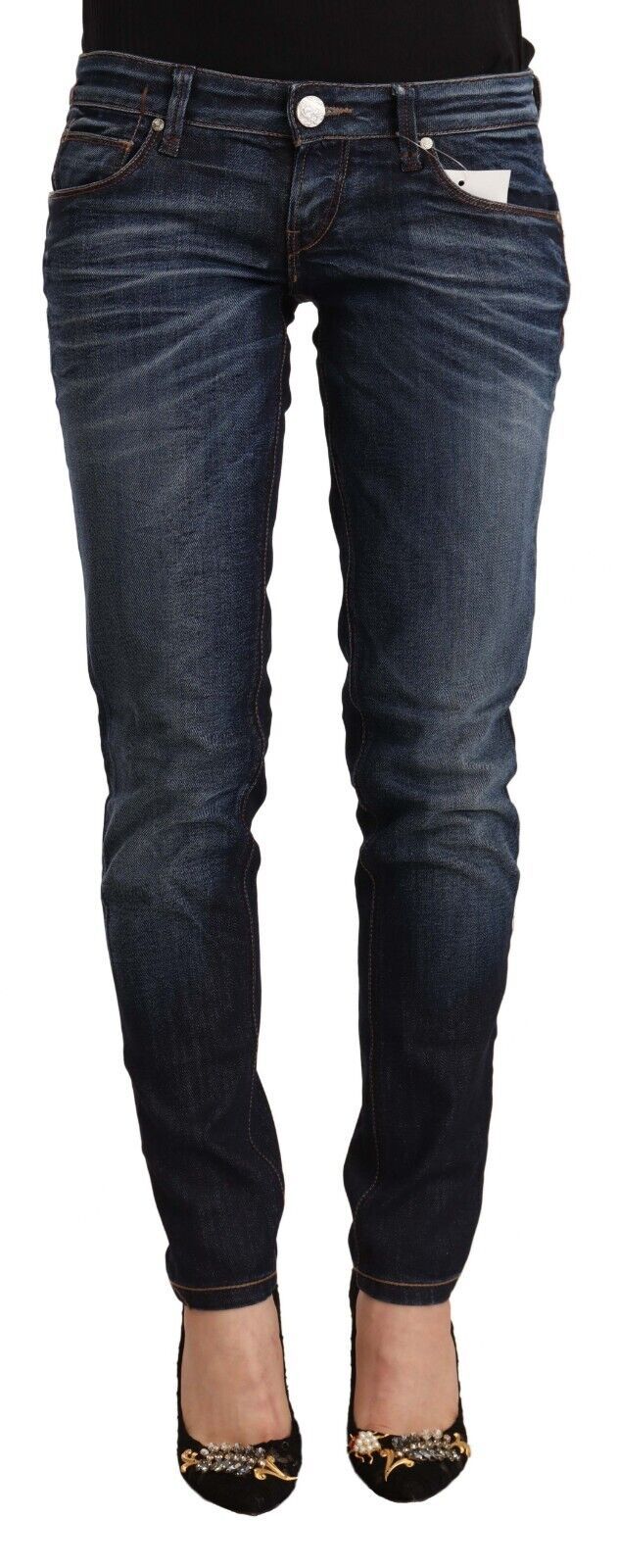 Acht Blue Skinny Jeans for Women